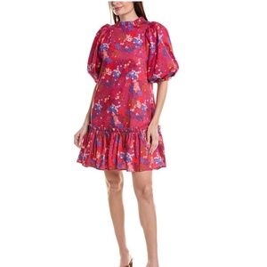 TYLER BOE SAMMY WILD FLOWERS DRESS MULTI Size Small